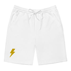 Embroidered Lightning Men's fleece shorts