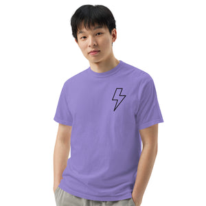 Lightning Men’s garment-dyed heavyweight t-shirt
